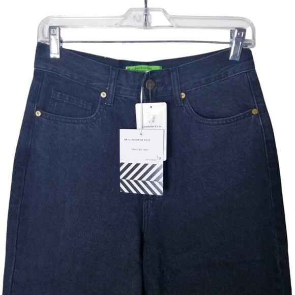 NEW Free People x Sandrine Rose Sz 25 Black Wide Curve Leg Jeans - Picture 5 of 14